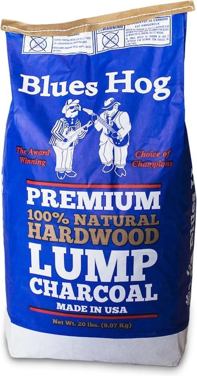 Blues Hog Natural Lump Charcoal / Houtskool 9 Kg