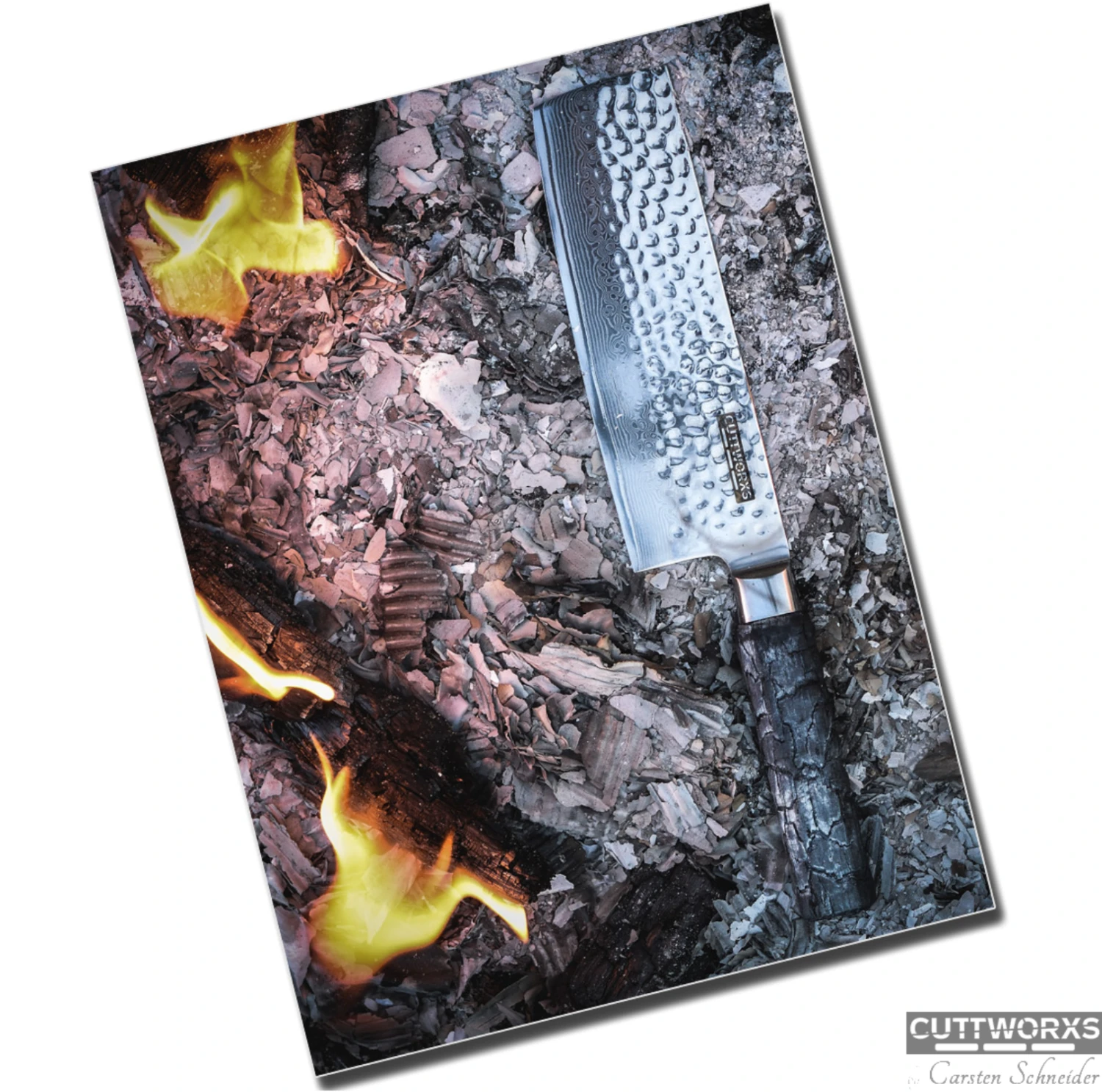 Cuttworxs Flamewood Nakiri Mes - Image 5