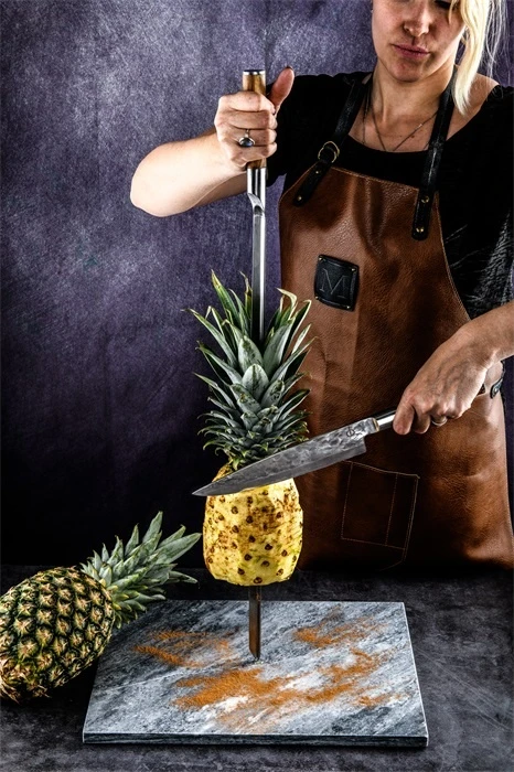 Forged Churrasco Olive Spies V-vorm - Image 6