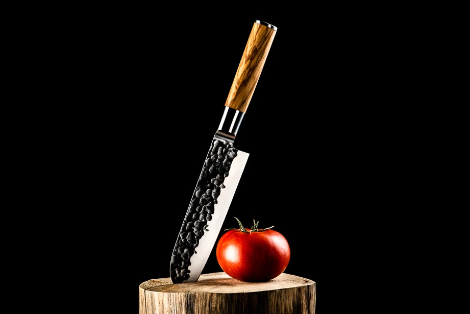 Forged Olive Santokumes 18cm - Image 5