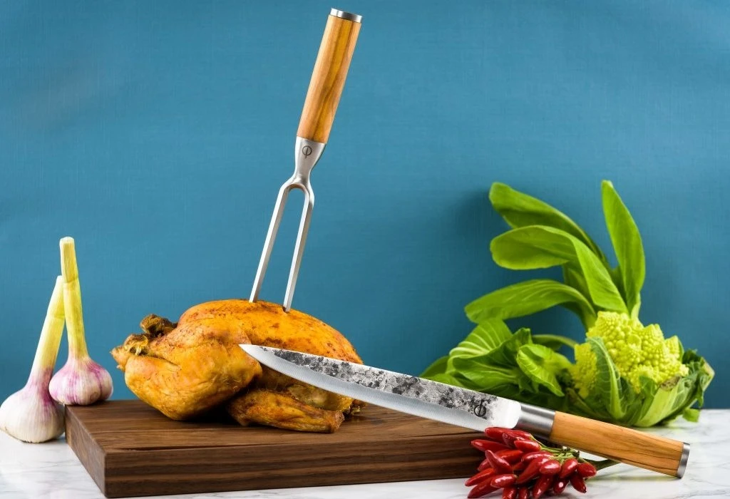 Forged Olive Trancheer Vork - Image 3