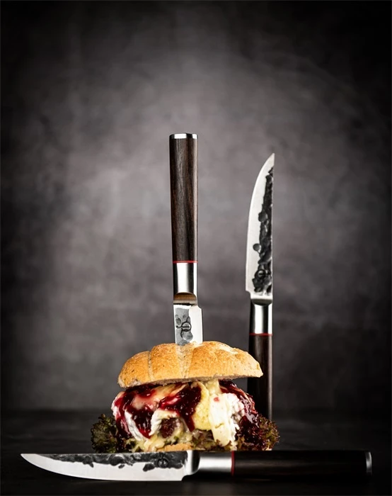 Forged Sebra 4-delige Steak Messenset - Afbeelding 2